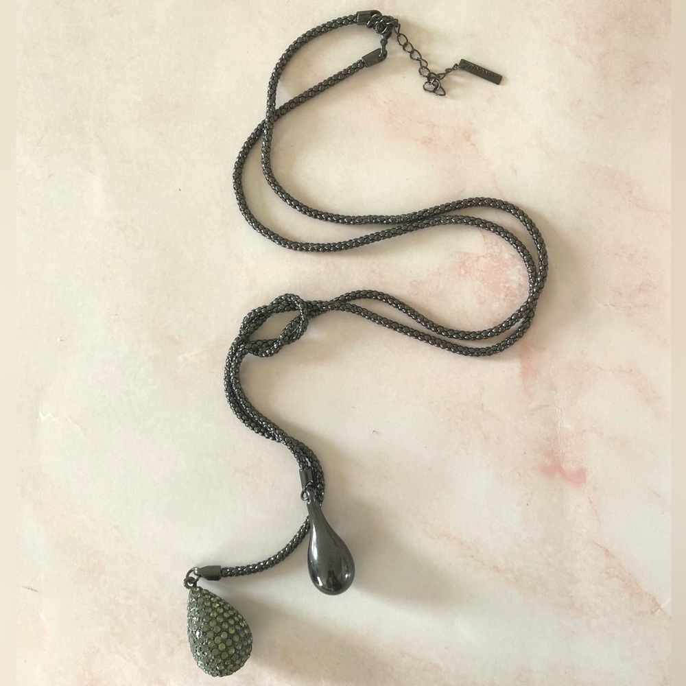 Dynamite Knotted Teardrop Pendant Necklace